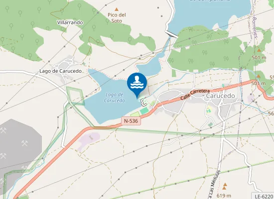 Map of LAGO CARUCEDO CARUCEDO PM1