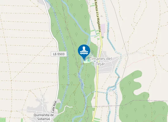 Map of RIO ORBIGO CIMANES DEL TEJAR 02 PM1