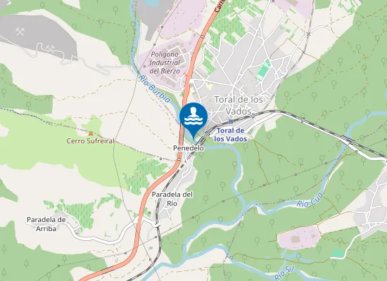 Map of RIO BURBIA TORAL DE LOS VADOS PM2