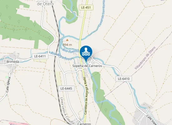 Map of RIO TUERTO VILLAOBISPO DE OTERO PM1