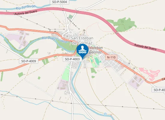 Map of RIO DUERO SAN ESTEBAN DE GORMAZ PM1