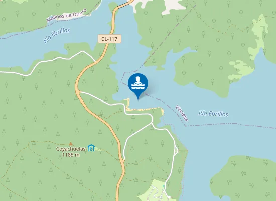 Map of Embalse Cuerda Del Pozo Soria Pm1