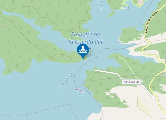 Map of Embalse Cuerda Del Pozo Vinuesa Pm1