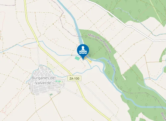 Map of RIO TERA BURGANES DE VALVERDE PM1