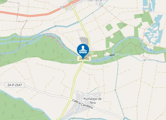 Map of RIO TERA CAMARZANA DE TERA PM1