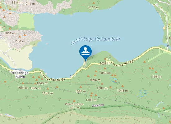 Map of LAGO SANABRIA GALENDE PM1