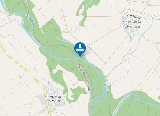 Map of RIO TERA MILLES DE LA POLVOROSA PM1