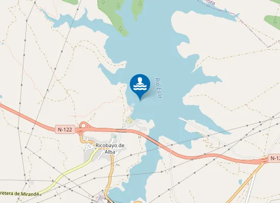 Map of Embalse Ricobayo Muelas Del Pan Pm1