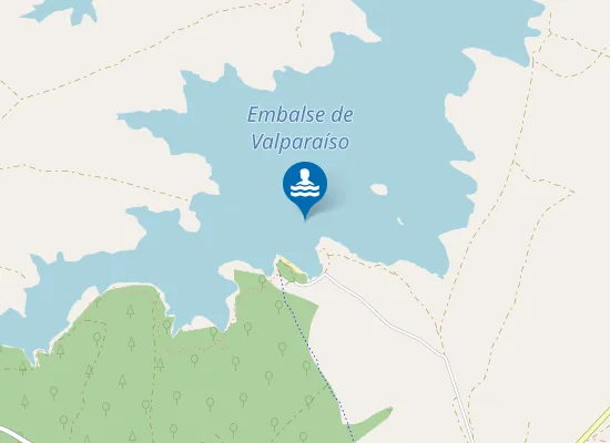 Map of EMBALSE VALPARAISO VILLARDECIERVOS PM1