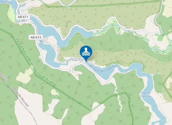 Map of LAGUNA LA TOMILLA OSSA DE MONTIEL PM1