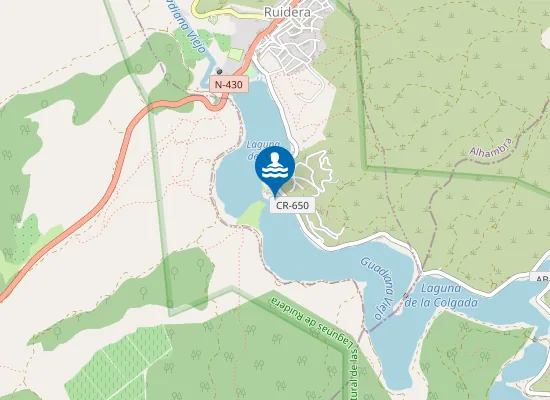 Map of LAGUNA ENTRELAGOS RUIDERA PM1