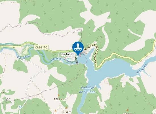 Map of Embalse La Toba Cuenca Pm1
