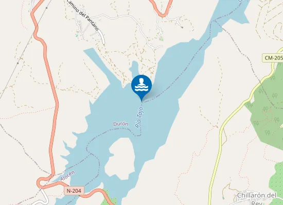 Map of Embalse Entrepe?As Dur?N Pm1