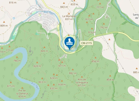 Map of RIO TAJO TRILLO PM1