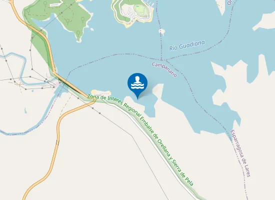 Map of Embalse Orellana Campanario Pm1