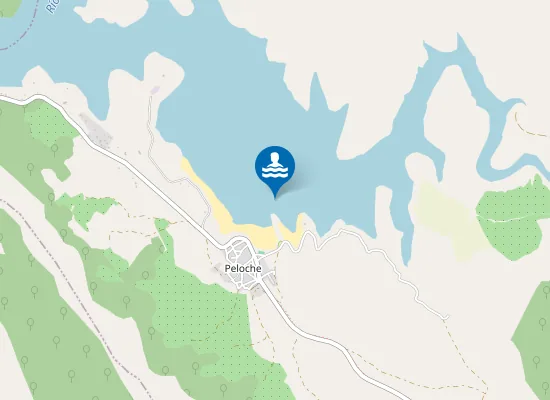 Map of Embalse Garcia De Sola /Puerto Pe?A Herrera Del Duque Pm1