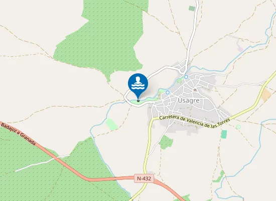 Map of RIO RIVERA DE USAGRES USAGRE PM1