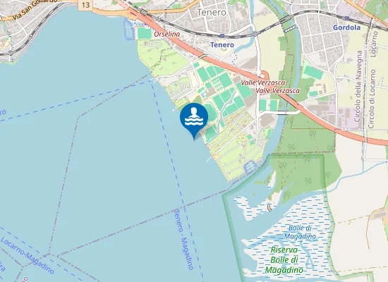 Map of Centro Sportivo Tenero