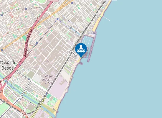 Map of PLAYA DE LA MARINA PM1