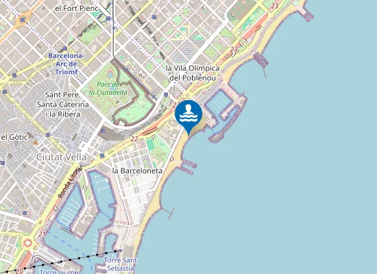 Map of PLAYA DEL SOMORROSTRO PM1