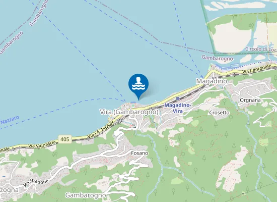 Map of Albergo Viralago