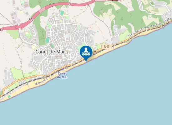 Map of PLAYA DE CANET PM1