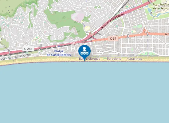 Map of PLAYA DEL BAIXADOR PM1