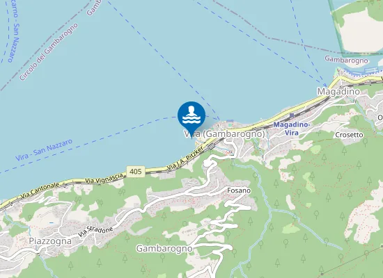 Map of Bagno Pubblico Vira Gambarogno