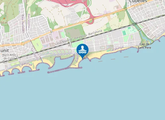 Map of PLAYA DE LES SALINES PM1