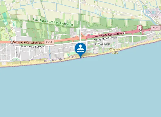 Map of PLAYA DE GAV? PM2