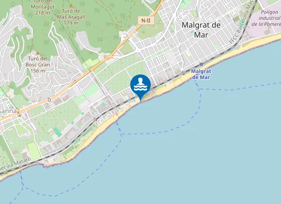 Map of PLAYA DE L'ASTILLERO PM1