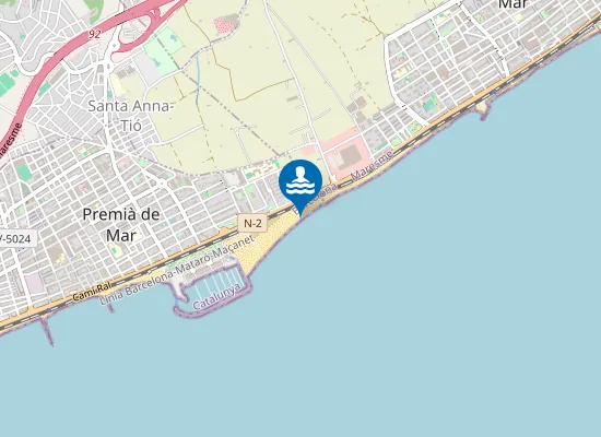 Map of PLAYA DE LLEVANT PM1