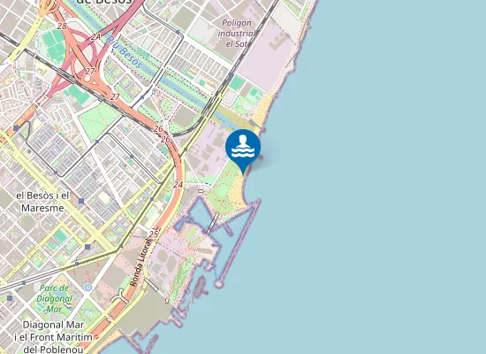 Map of PLAYA DEL F?RUM PM1