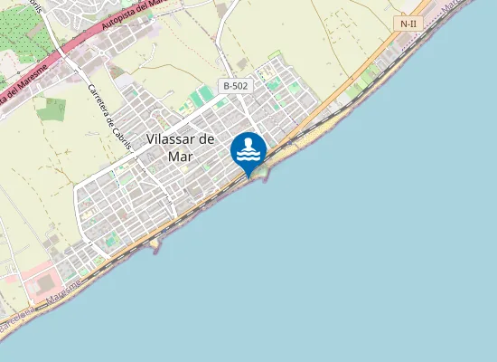 Map of PLAYA DE L'ASTILLERO-L'ALMADRAVA PM1