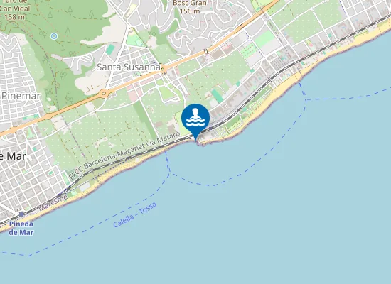 Map of PLAYA DE LES DUNES PM1