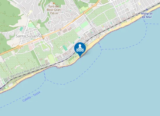 Map of PLAYA DE LLEVANT-LES CALETES PM1