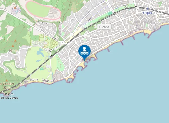 Map of PLAYA DE LA BARRA PM1