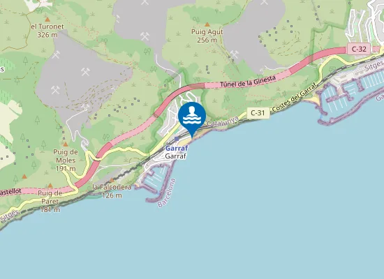 Map of PLAYA DEL GARRAF PM1