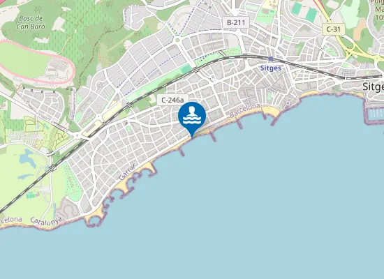 Map of PLAYA DE L'ESTANYOL PM1