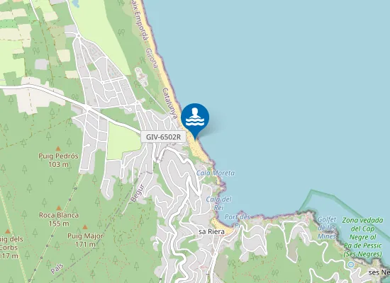 Map of PLAYA DEL RAC? PM1