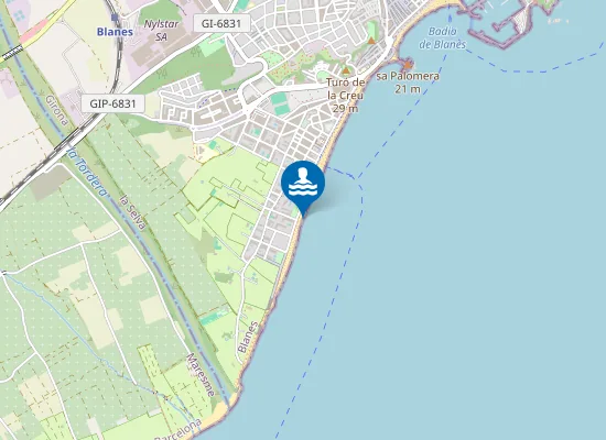 Map of PLAYA DE S'ABANELL PM2