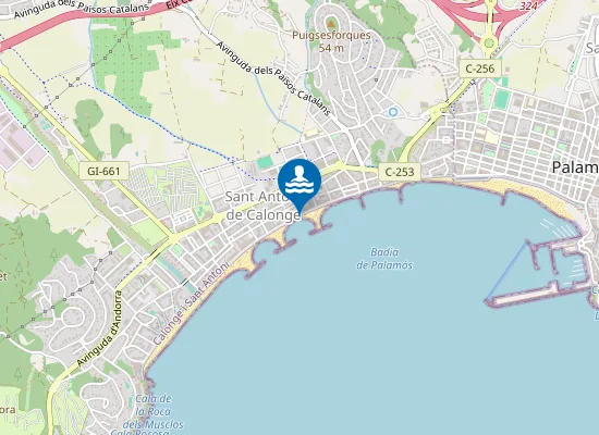 Map of PLAYA DE SANT ANTONI PM1