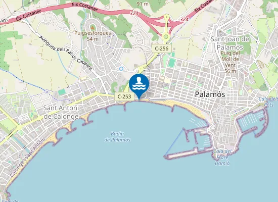 Map of PLAYA D'ES MONESTR? PM1