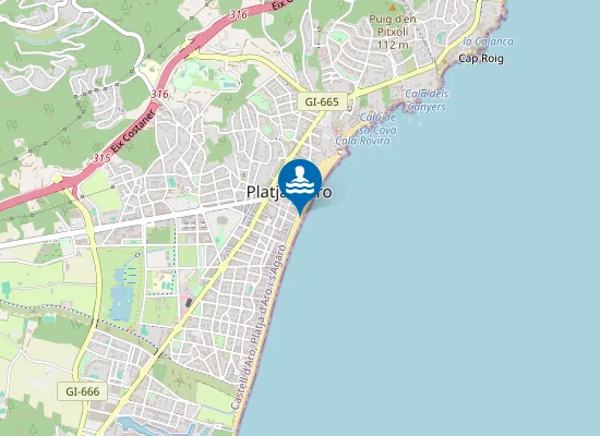 Map of PLAYA GRAN PM1