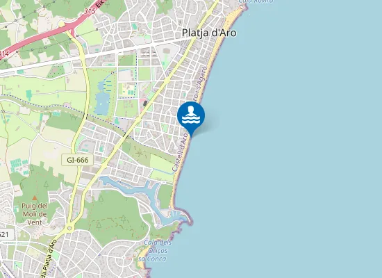 Map of PLAYA GRAN PM2