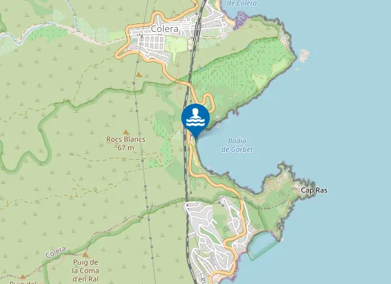 Map of PLAYA DE GARBET PM1