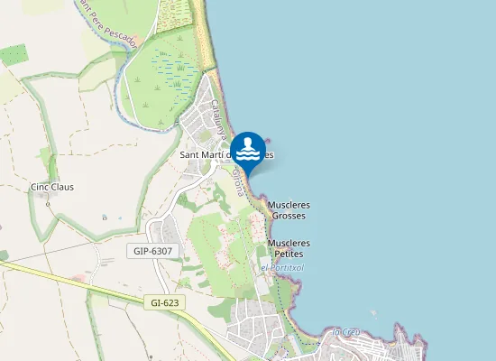 Map of PLAYA DEL MOLL GREC PM1