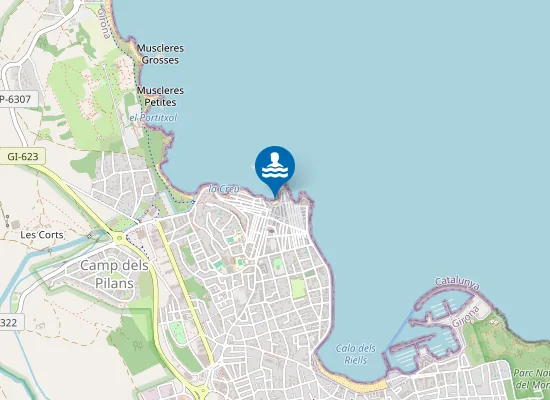 Map of PLAYA LA PLATJA PM1