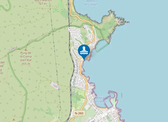 Map of PLAYA DE GRIFEU PM1