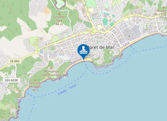 Map of PLAYA DE FENALS PM1